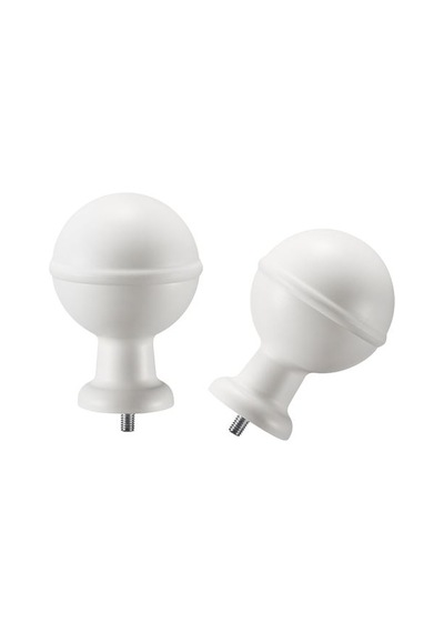 Ikea Alvarstånds Perde Çubuğu Topuzu, Beyaz