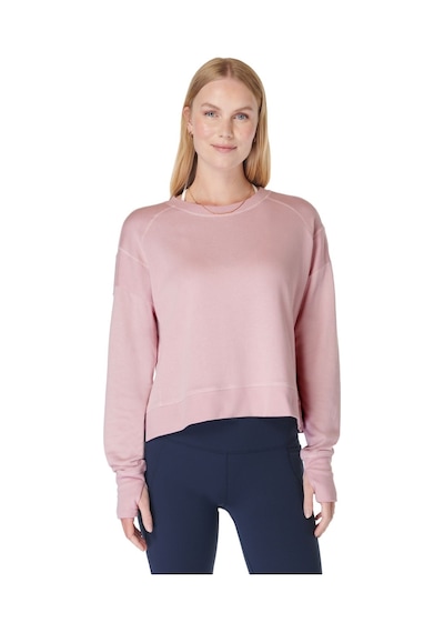Sweaty Betty After Class Crop Sweatshirt 28336 Pembe