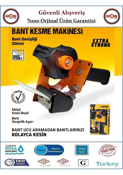 Sgs Koli Bant Kesme Makinası - Koli Bantlama Makinasi 1