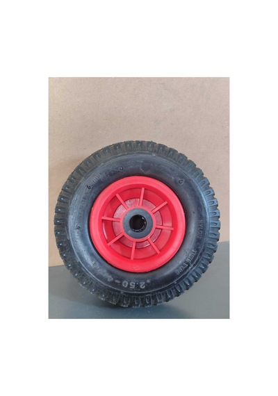 200x40 Mm Plastik Jant El Arabası Yük Taşıma Arabası Tekeri Burçlu Şişme Şambelli İç Lastikli Teker