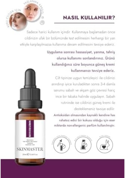 Kırışıklık Görünümünün Düzeltilmesi Ve Sıkılaşmaya Yardımcı Resveratrol Serum