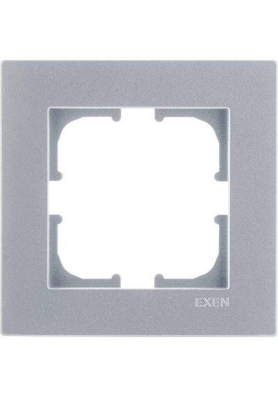 Çerçeve Tekli, Gümüş, Karell, 83x83x10 Mm