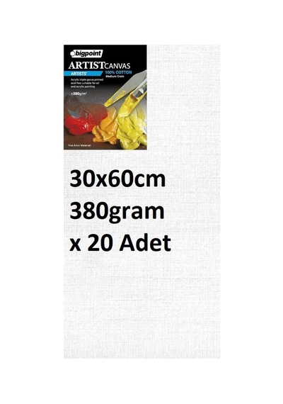 Bigpoint Artists' Tuval 30x60cm - 380gram X 20 Adet