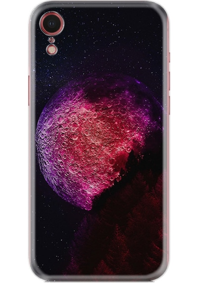 Apple Uyumlu iPhone XR Kılıf Silikon Desen Kızıl Gezegen 1624