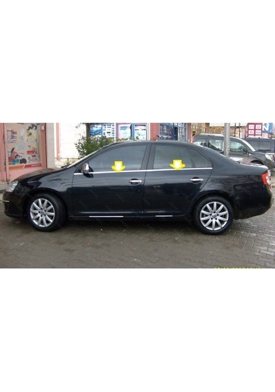 Vw Jetta 2005-2011 Cam Çıtası Krom 4 Prç. P.çelik