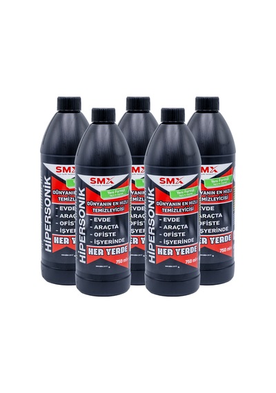 Hipersonik - Dünyanın En Hızlı Temizleyicisi 750ml 5 Adet