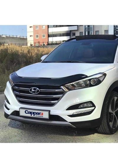 Cappafe Hyundai Tucson Ön Kaput Koruma Rüzgarlık 4Mm Abs 2016-