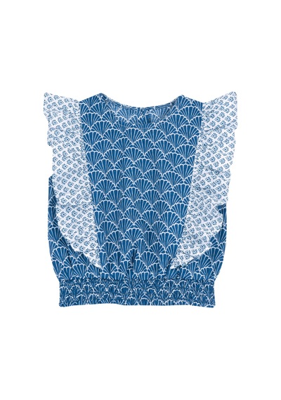 Chicco Gömlek - K. Kol 09066615000000 000080 Blue Strıped