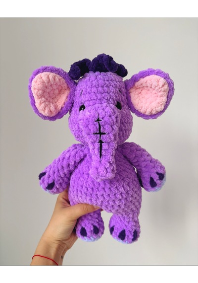 Winne The Pooh-heffalump Peluş Oyuncak Mor
