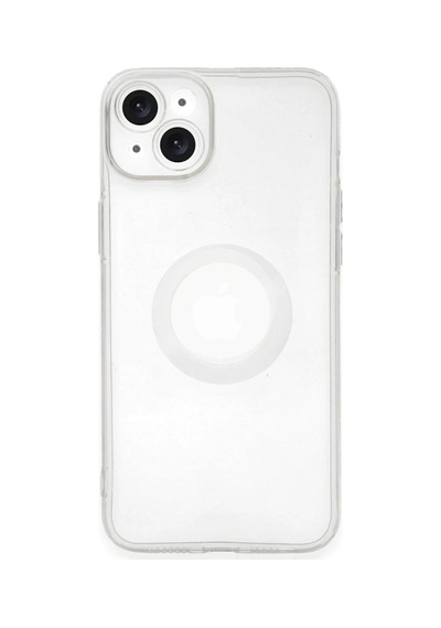 Apple Uyumlu iPhone 14 Plus Uyumlu Kılıf Santa Lens Silikon - Şeffaf