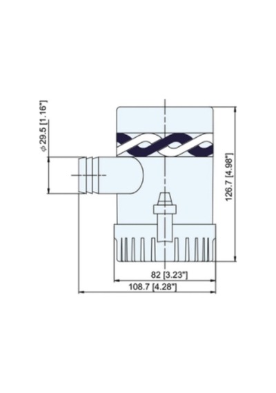 Tmc Sintine Pompası R18 Serisi 1000gph 24v