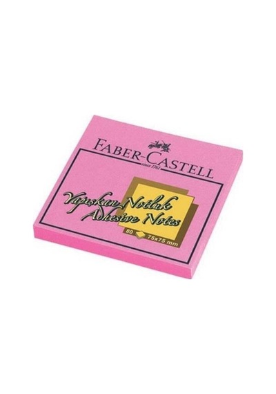 Faber Castell Not Kağıdı 75 75 Yapışkanlı Pembe