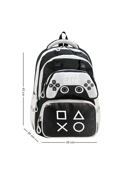 Gamer Joistik Desenli Ilkokul Çanta Seti Termal Beslenmeli Ve Kalemlikli Erkek Çocuk Okul Çantası Çocuk Sırt Çantası Siyah Siyah Gamer Joistik Desenli Ilkokul Çanta Seti Termal Beslenmeli Ve Kalemlikli Erkek Çocuk Okul Çantası Çocuk Sırt Çantası Siyah Siyah