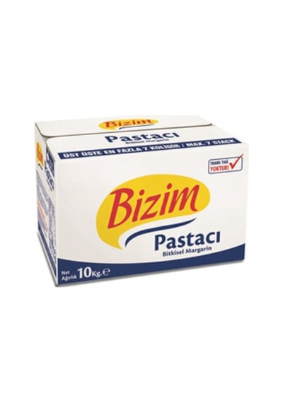 Ülker Bizim Bitkisel Pastacı Katı Margarin 10 KG
