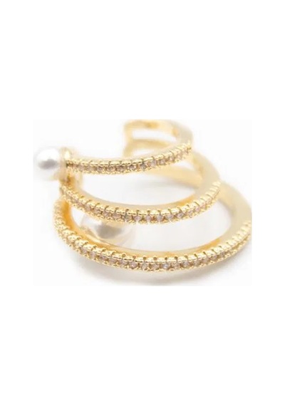 Taşlı Kıkırdak Küpe - Altın 01871666