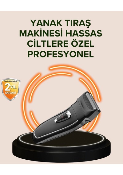 Ceylan Adam Şarj Göstergeli Yıkanabilir Erkek Tıraş Makinesi