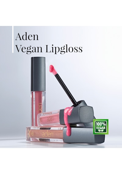 Aden Vegan Lipgloss - Vegan Dudak Parlatıcısı 04 Candy Pink Şeker Pembesi Pembe