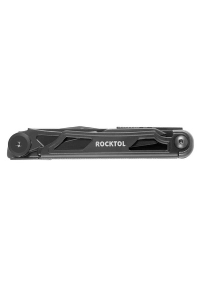 Rocktol 12 Fonksiyonlu Multitool Siyah Kamp Çakı Kılıflı siyah