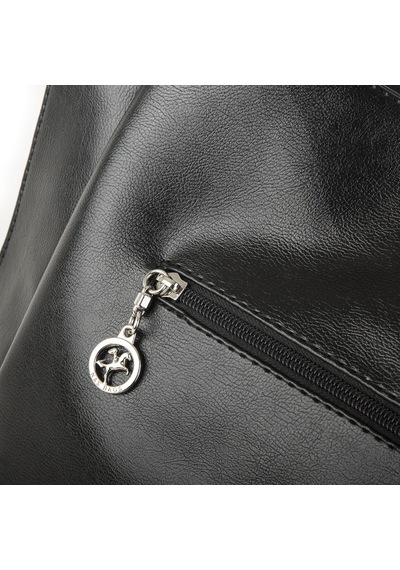 Nas Bag Kadın Büyük Boy Omuz Çantası Siyah Nero 45x34x21 Cm siyah Siyah
