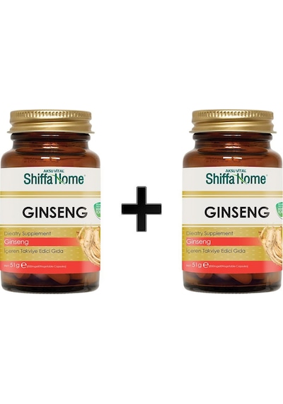 2 Adet Shiffa Home Aksu Vital Ginseng 60 Kapsül 850 MG