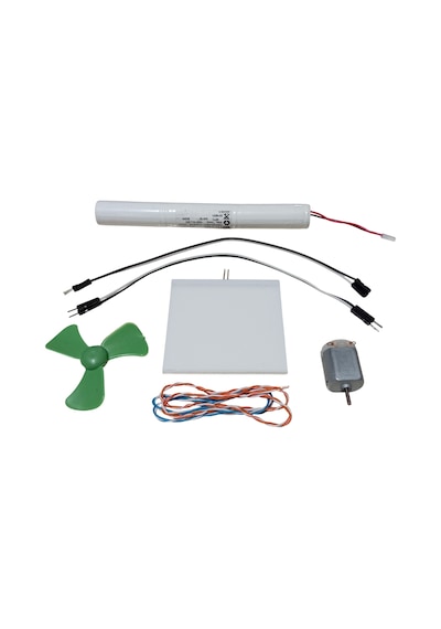 Dc 3.6v Pil Led Panel Motor Pervane Öğrenci Elektrik Devresi Hobi Deney Seti 18780034