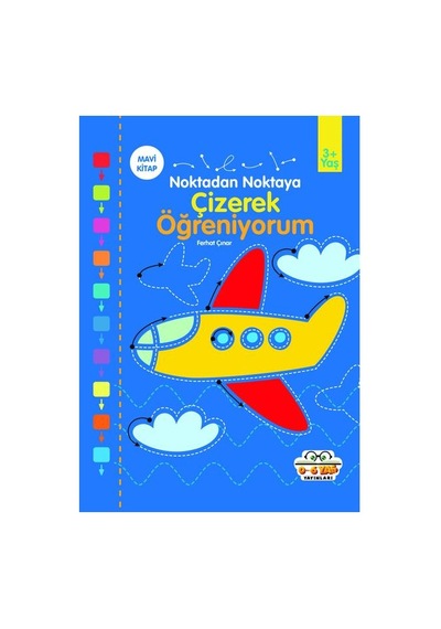 3-6 Yaşa Uygun Noktadan Noktaya Çizerek Öğreniyorum Seti - 4 Kitap