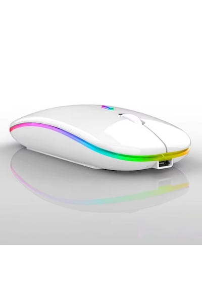 Forzacase FC750B 1600 Dpı Şarj Edilir 2.4ghz Rgb Bluetooth Kablosuz Mouse