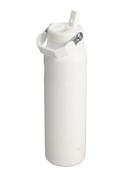 Stanley The Iceflow Flip Straw Pipetli Termos Bardak 1.06 L Beyaz