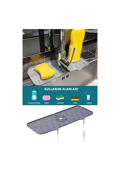 Silikon Mutfak & Lavabo Matı, Antrasit Silikon Diğer