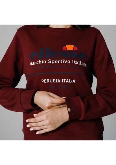Ellesse Sweatshirt Bordo Kadın Ef180 Bordo