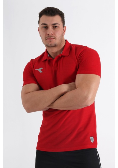 Diadora Alto Kamp Polo T-Shirt Kırmızı