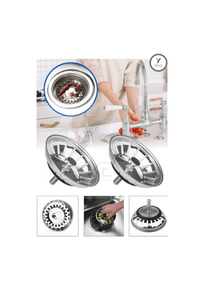 Yayke Lavabo Süzgeci Lavabo Gider Süzgeci Mutfak Lavabo Evye