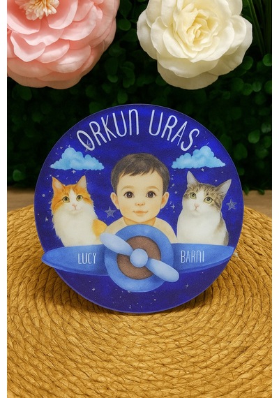 Uv Baskı Pleksi Magnet Söz, Nişan, Nikah, Düğün, Kına, Doğum Günü 10 Adet Diğer