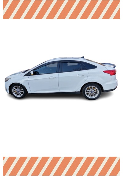 Ford Focus 3 Sedan 2011-2015 Modellerine Özel 4'lü Mügen Tip Cam Rüzgarlığı