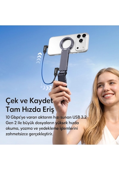 Ulanzi Ma58 Ssd Enclosure 10gbps Manyetik Telefon Standı Tripod - S046