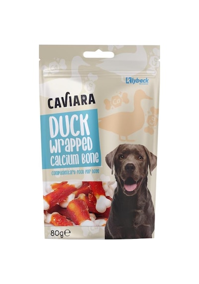 Caviara Ördek Etli Kalsiyum Kemik Köpek Ödül Maması 80 Gr