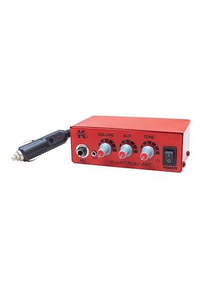 12 Volt 40 Watt Mini Metal Kasa Pazarcı Anfisi