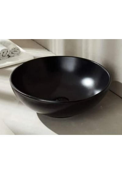 Toledo Çanak Lavabo 40cm Turavit - Mat Siyah Diğer