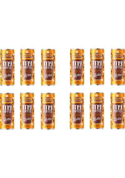 My Coffee Latte Kahveli Soğuk Kahve 250 Ml X 12 Adet Hazır