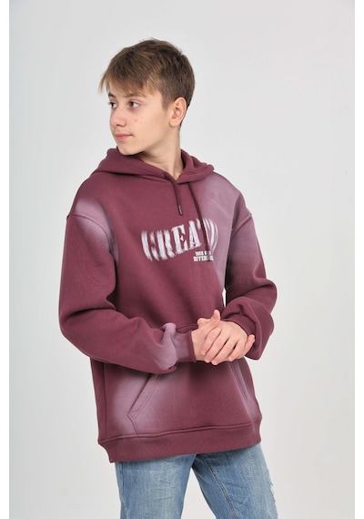 Toontoy Kids Toontoy Erkek Çocuk Pistole Baskılı Sweatshirt Mor