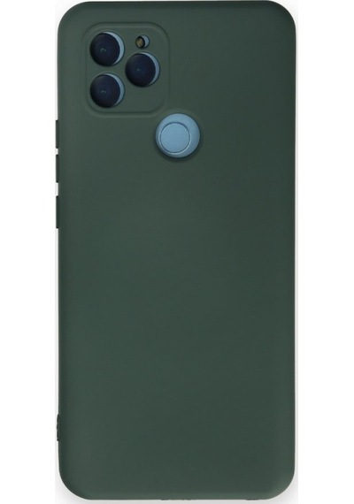 General Mobile Gm 22 İçi Kadife Kaplı Esnek Silikon Kapak Ryc/ Nano Lansman Koyu Yeşil
