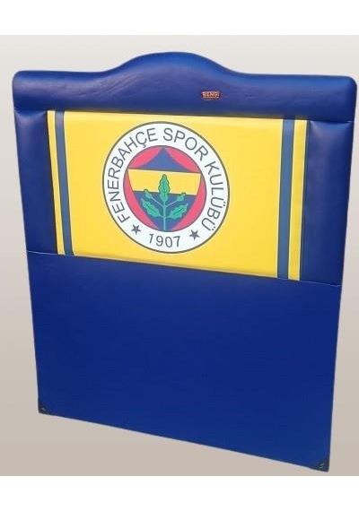 Dk Taraftar Fenerbahçe Suni Deri Kumaş Tek Kişilik Başlık Mavi 90 CM