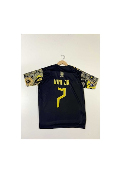 Brezilya Vini Jr Özel Konsept Forması Yellow Çok Renkli