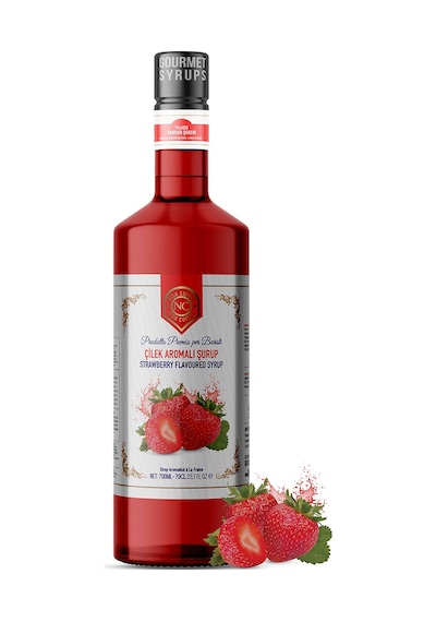 Nish Fındık Çilek Çikolata Şurupları 3 X 700 Ml - Pet Şişe