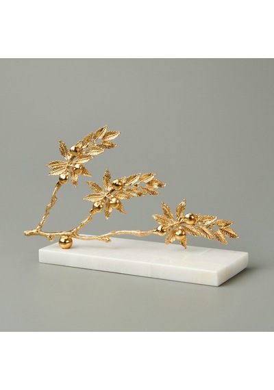Deco Dalia Dekor - Gold - 16 Cm