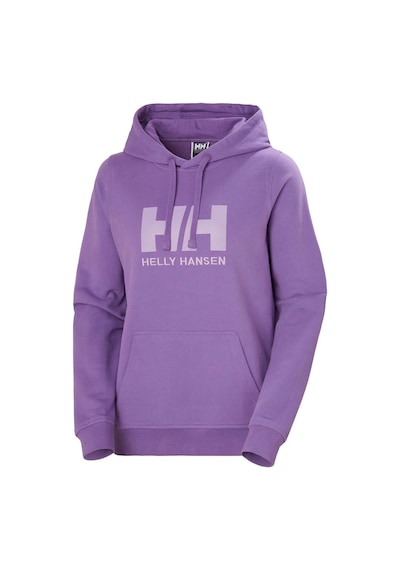 Helly Hansen W Logo Hoodıe Kapişonlu Mor
