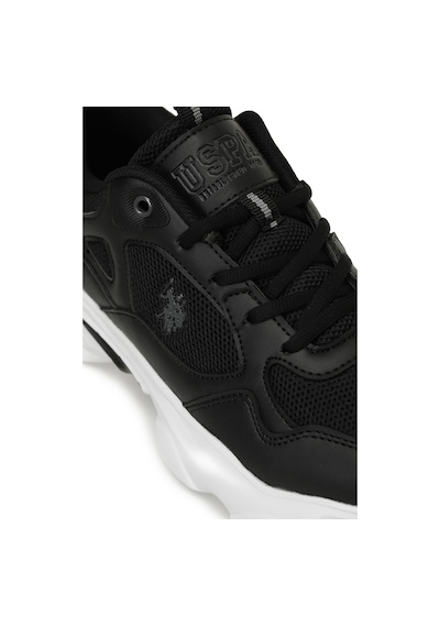U.s. Polo Assn. Bob Wmn 5fx Siyah Kadın Sneaker Siyah-beyaz