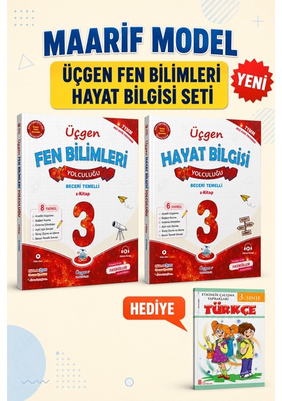 3.sınıf Beceri Temelli Fen Bilgisi + Hayat Bilgisi + Türkçe Etkinlik Çalışma Yaprakları