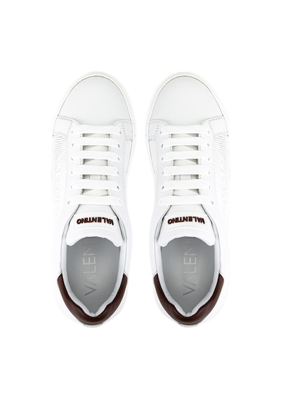 Mario Valentino Erkek Hakiki Deri Beyaz Sneakers & Spor Ayakkabı 1040 92s3913 Erk Ayk Y26 Bıanco/marrone