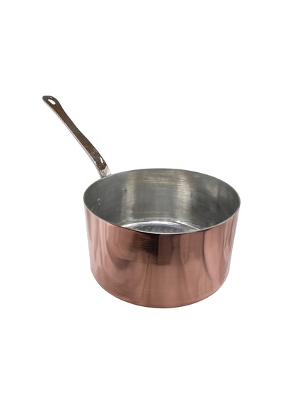 Cuvesta Şef Tipi Kalın 1.5mm Bakır Sütlük Sosluk Tava 25x9cm